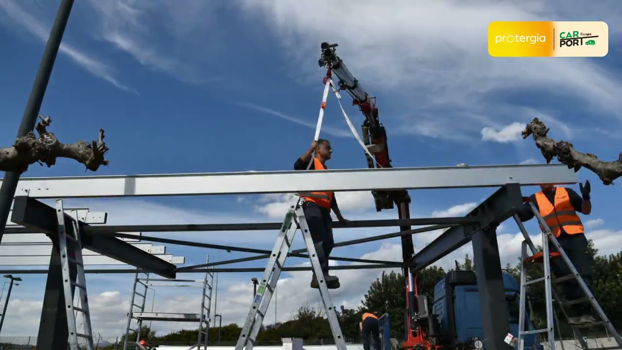 Εγκατάσταση του EUROPA CARPORT στη  METLEN στην Παιανία