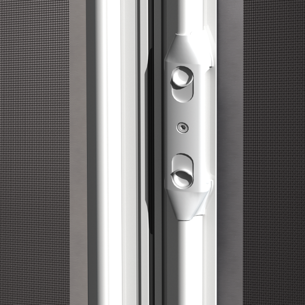 Central meeting handle for a double-sash system